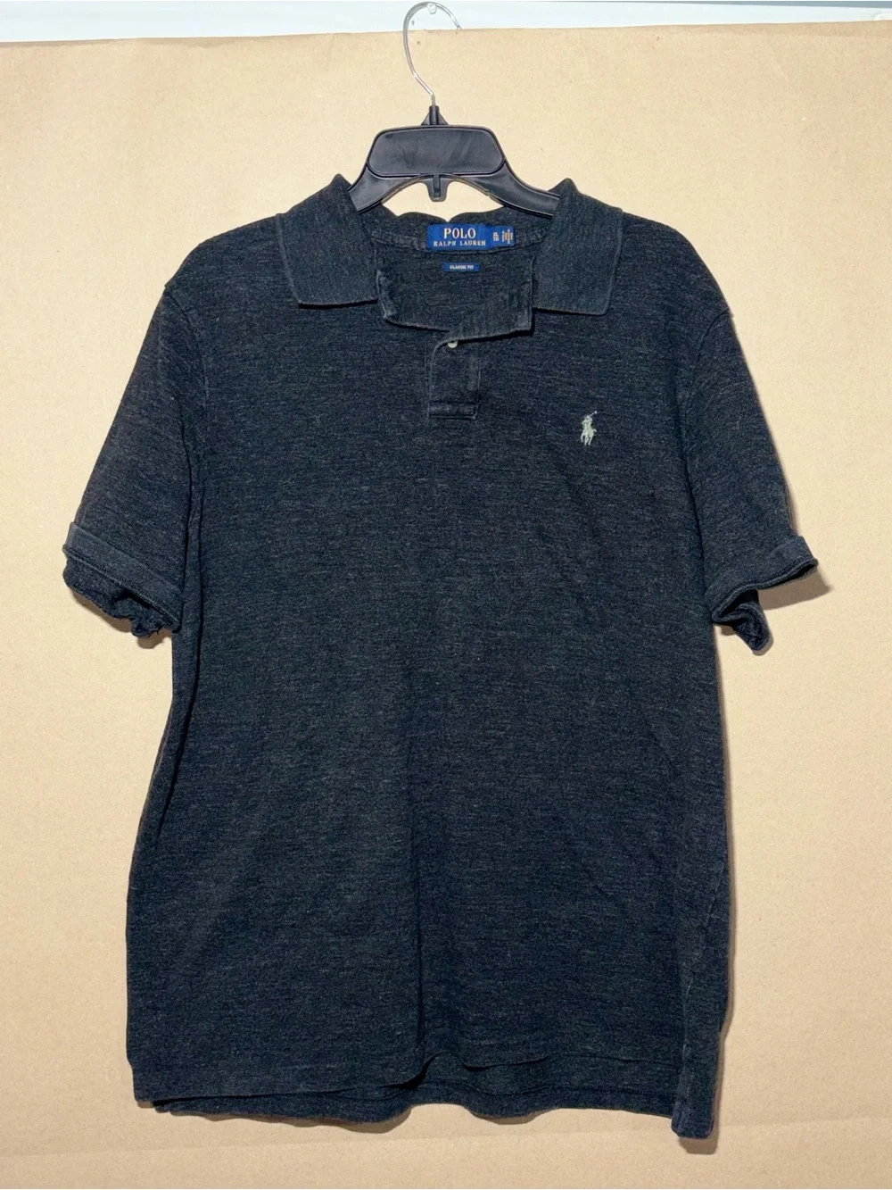 Polo by Ralph Lauren Dark Charcoal Short-Sleeve Polo